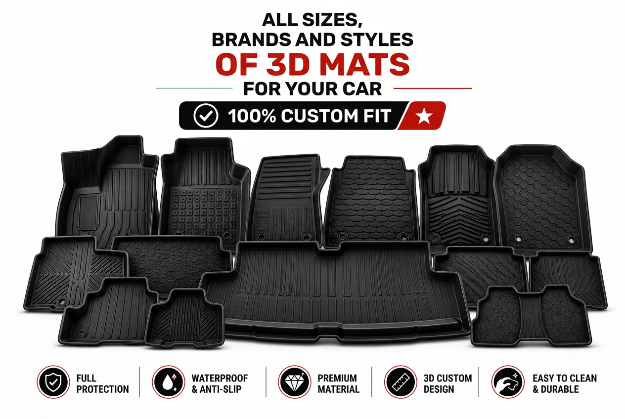 Custom-fit 3D mats for your car